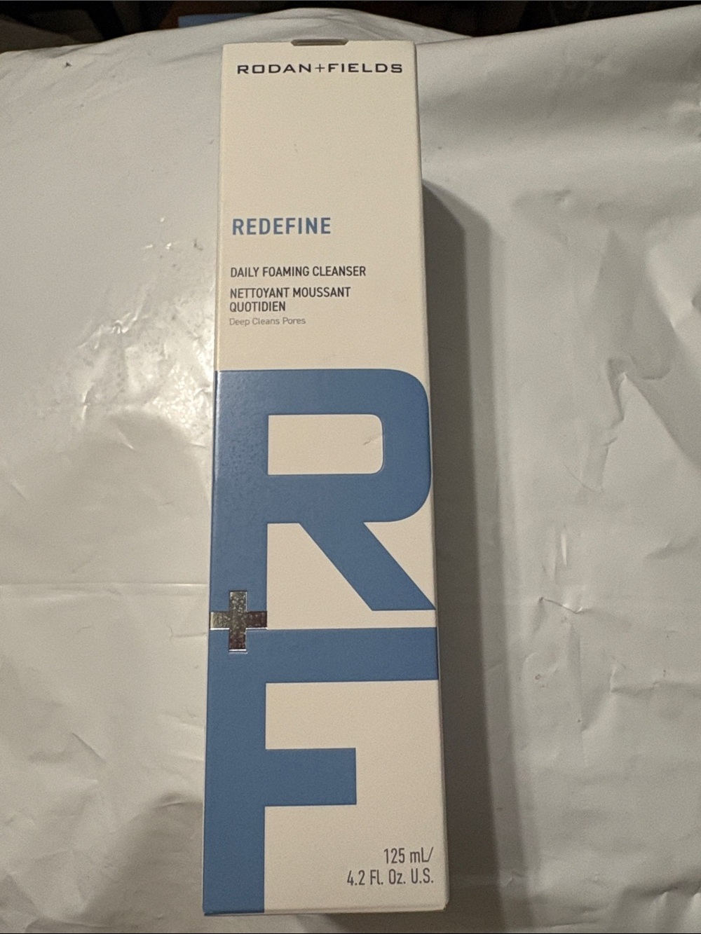 Rodan + Fields REDEFINE Daily Foaming Cleanser — White & Light Blue